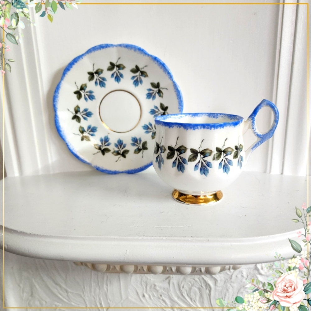 Vintage ROSINA Bone China, Made in England Cup and Saucer